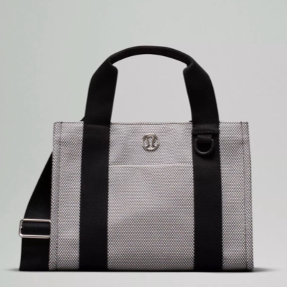 NWT Lululemon Athletica Two-Tone Mini Canvas Tote